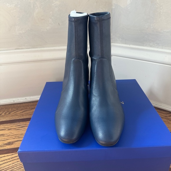 Stuart Weitzman Allshine 60 Bootie‎ Size 9 Nice Blue - Picture 3 of 12
